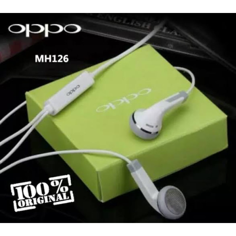 Earphone oppo HD Microphone Audio Bass Stereo Headset Oppo A5/A9/A52/A92/A33/A53/A54/A15/A16/A17/A96/Reno 2/2F/3/4/4F/5/5F/6