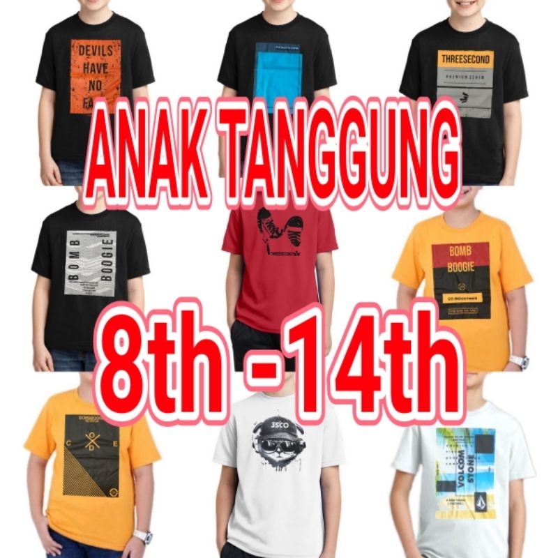 Kaos Anak 8-15 Tahun-Kaos Anak Tanggung