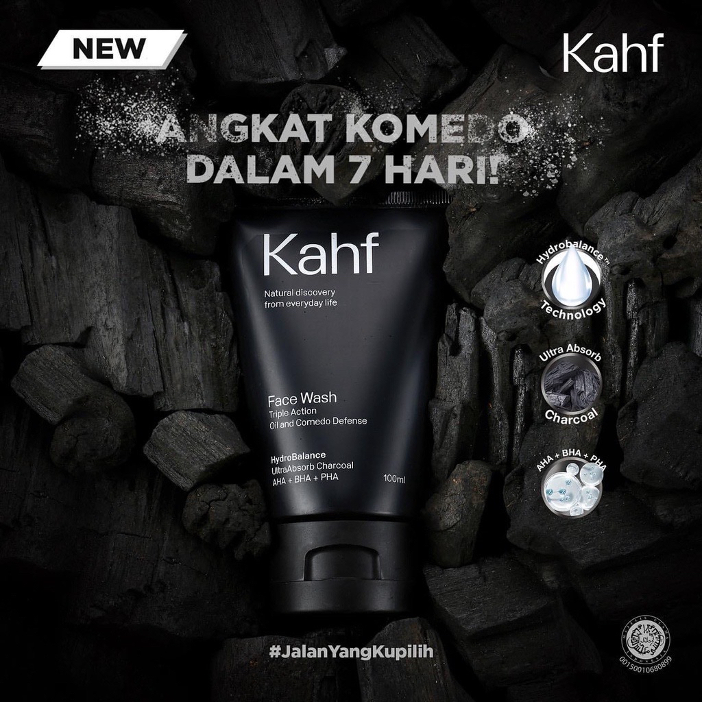 KAHF Revered Oud Essential Care Package Indonesia / Paket Lengkap / Humbling Forest Invigorating Waterfall True Brotherhood Hydrating / Face Wash Body Wash Eau De Toilette / Sabun Pencuci Wajah Badan Mandi Parfum Skincare Pria Series Bundle Full Set Pack