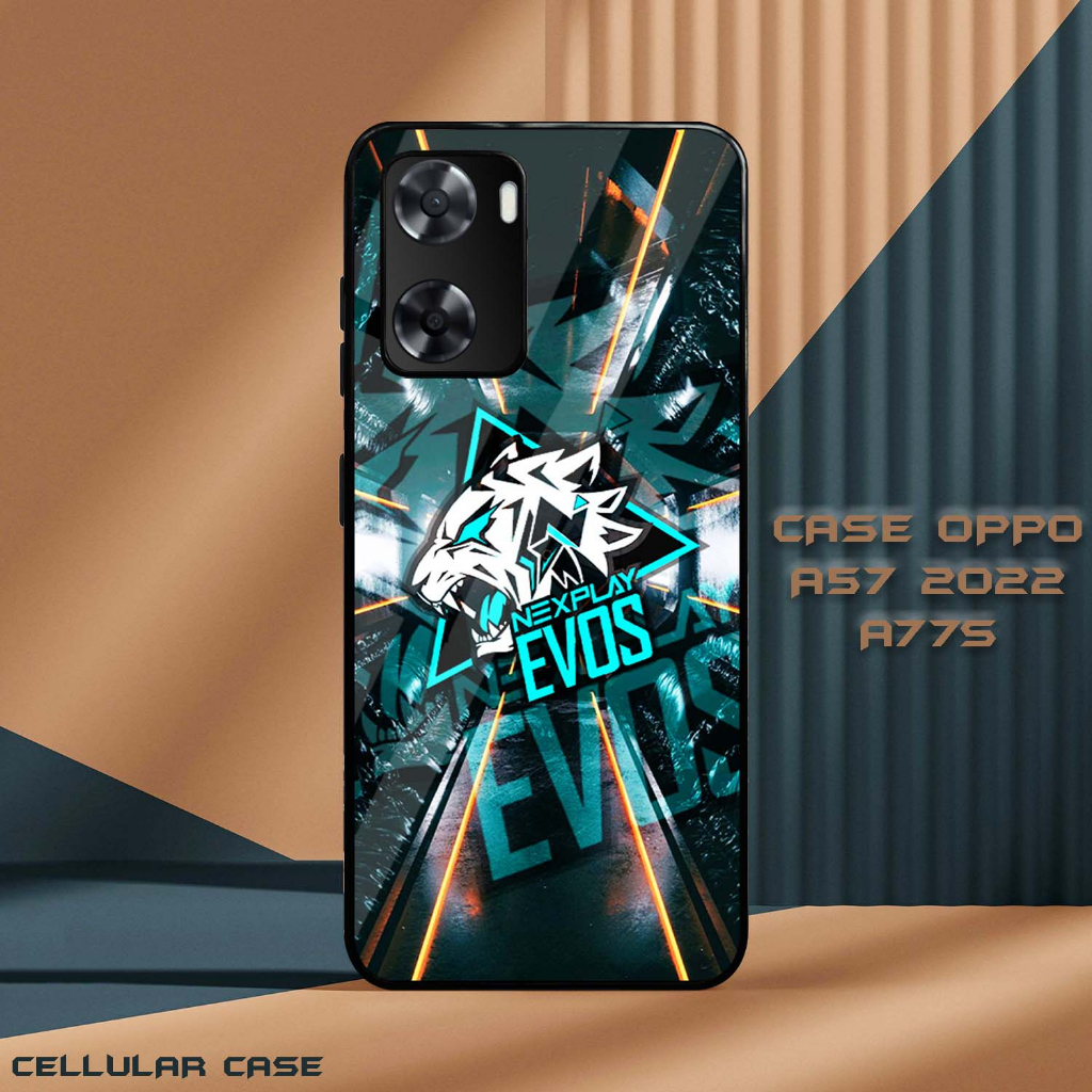 Case Glossy Oppo 57 2022 | A77S 4G [VS28] Evos Casing Hardcase Hp Oppo Kesing Kilau Hape | Cellular 