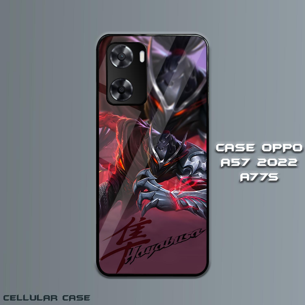 Case Glossy Oppo 57 2022 | A77S 4G [CS19] ML Mobile Legends Casing Hardcase Hp Oppo Kesing Kilau Hap