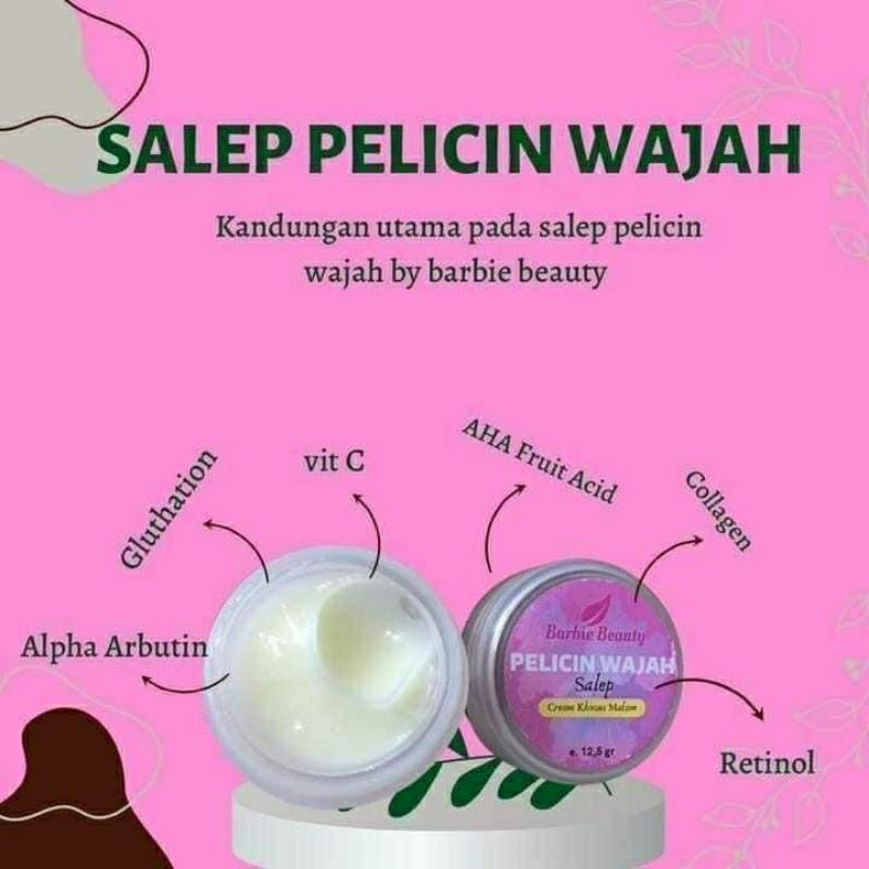Paket usaha salep pelicin wajah by Barbie beuty produk ori 100%
