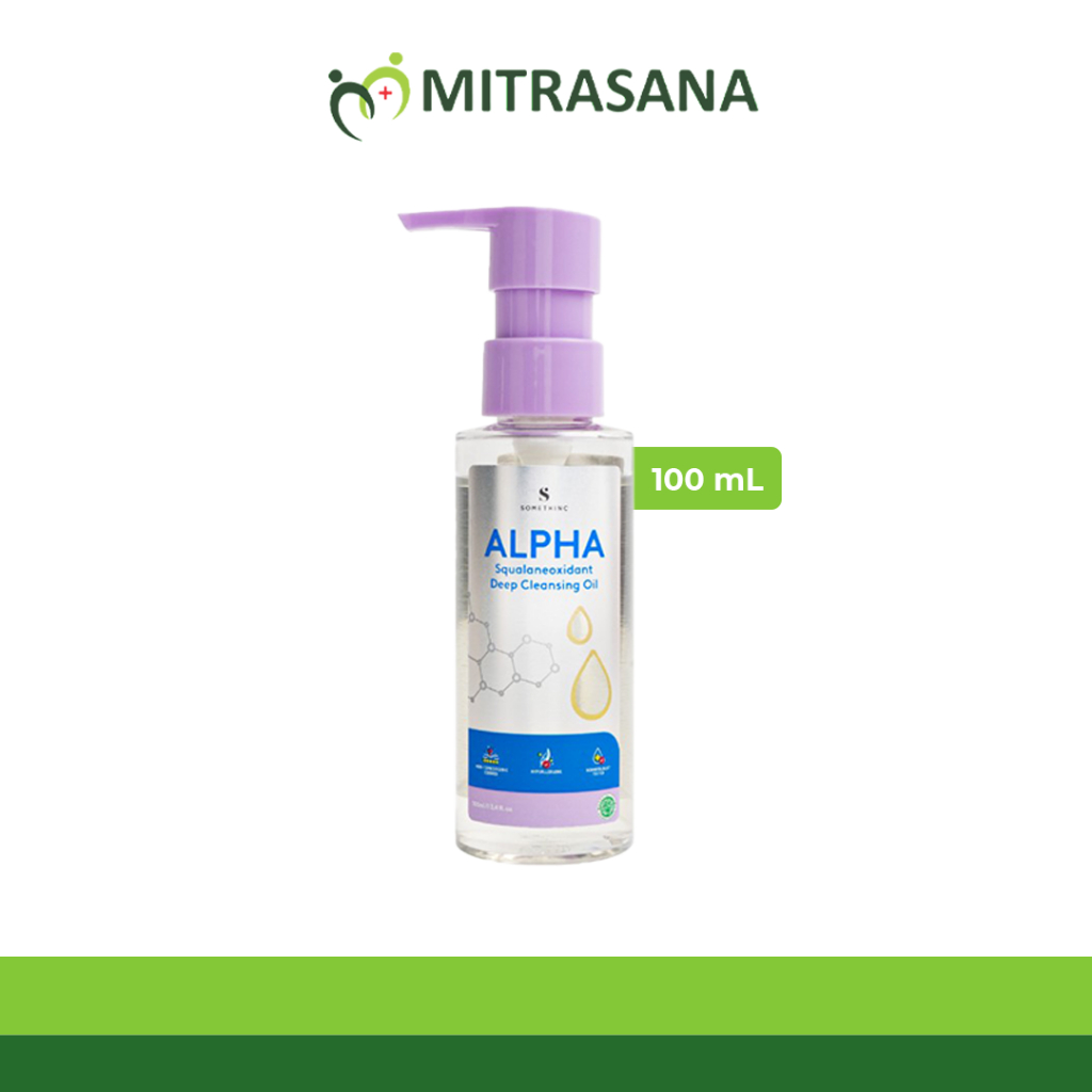 SOMETHINC Alpha Squalaneoxidant Deep Cleansing Oil - Pembersih Make Up - 40 Ml