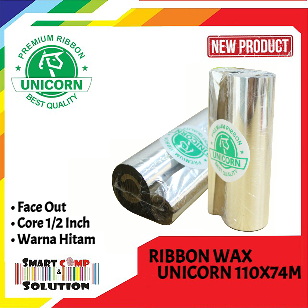 Ribbon Wax Murah Hemat Ukuran 110mmx74mm