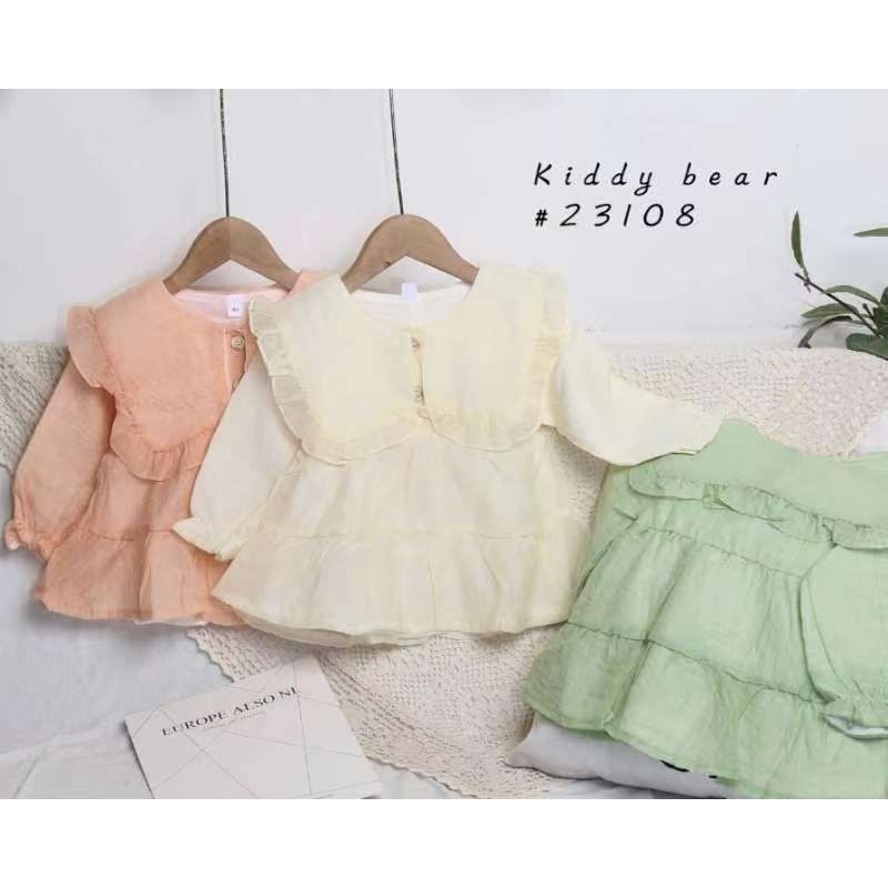 Dress Baby Katun Renda Import
