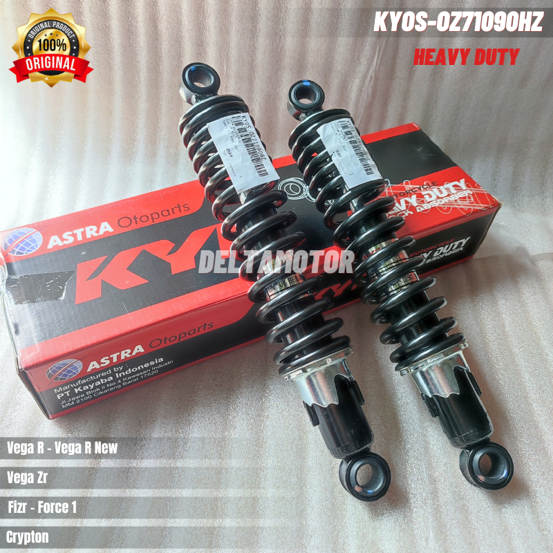 Shockbreaker Shock Belakang KYB Heavy Duty 255mm Jupiter Z Vega Zr Vega R New Fizr Force1 Crypton