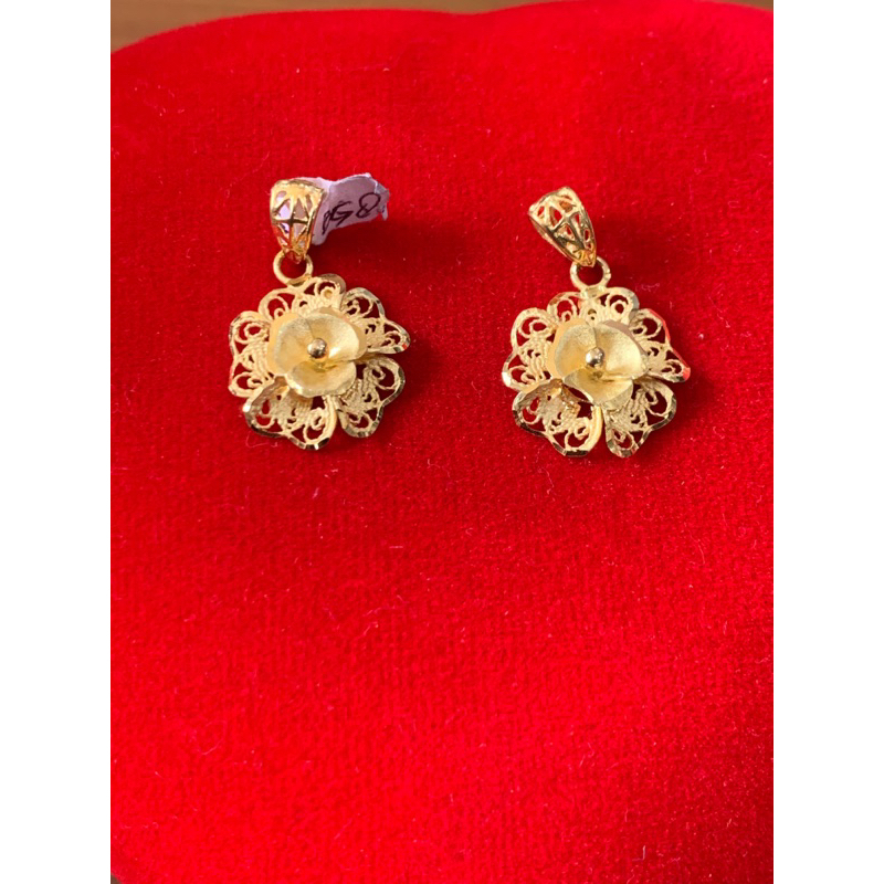 Liontin emas asli kadar 700 model kendari ukir