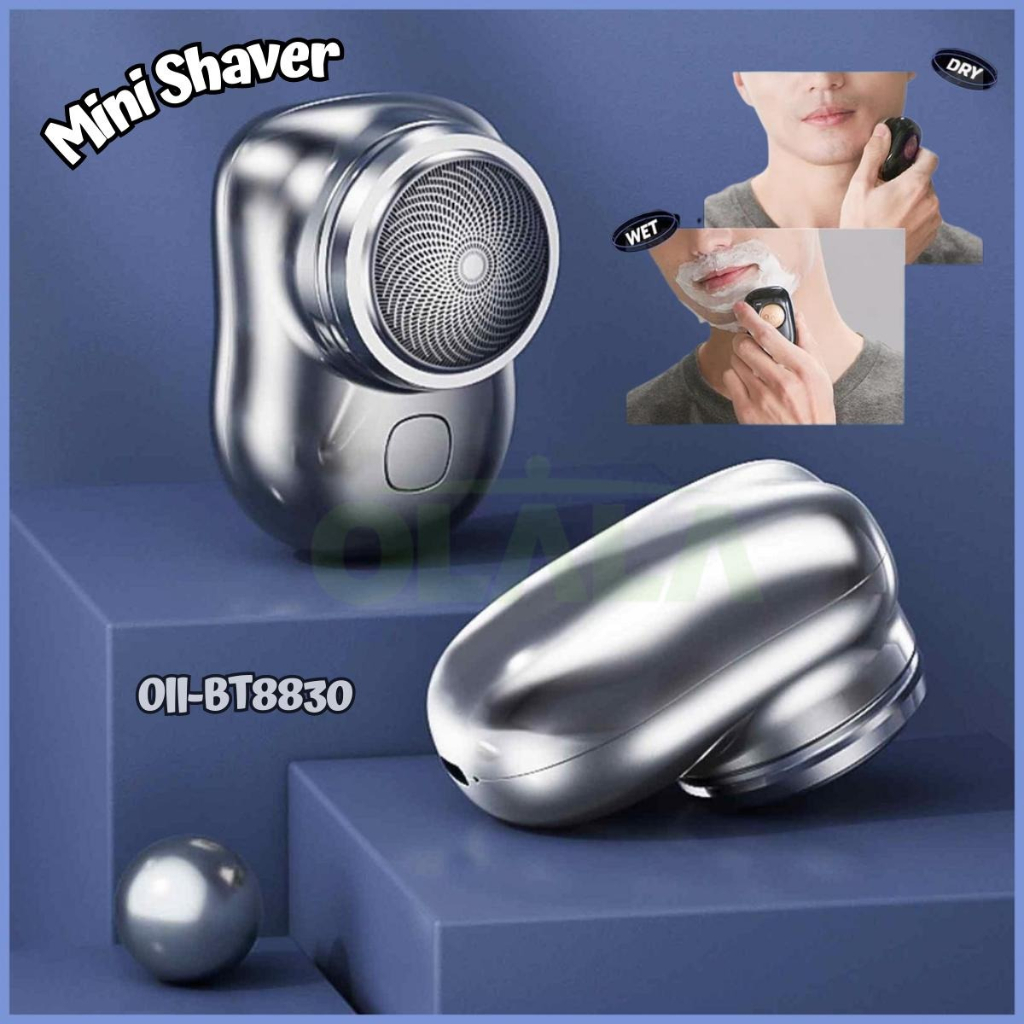 MINI ELECTRIC SHAVER ALAT CUKUR PENGHILANG RAMBUT PORTABLE OLL-BT8830