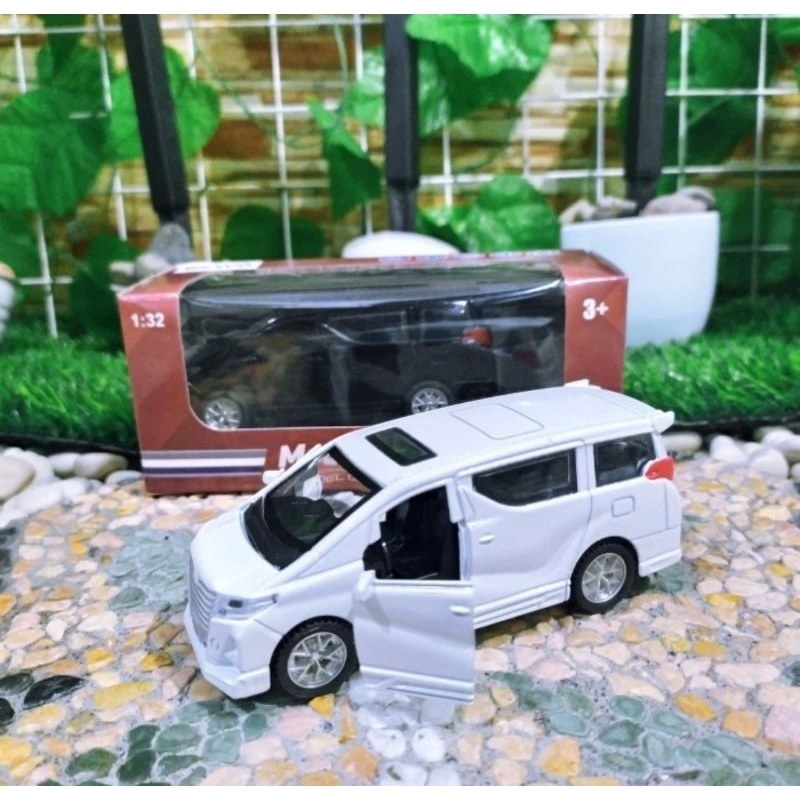 diecast toyota alphard - mainan diecast mobil toyota alphard