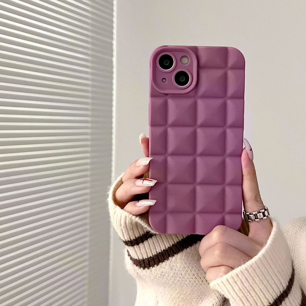 [ TPC ]CHOCO BAR CASE (2/2) - Softcase Fullcover for iPhone 13 PRO PROMAX 14 14PLUS 14PRO 14PROMAX - IP079