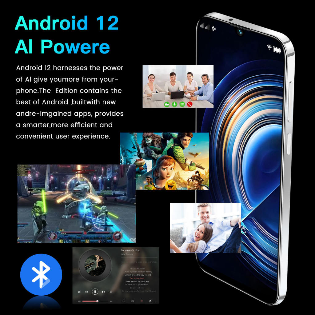 【Bisa COD】HOT 30 NFC hp murah Baru Original  Ponsel Asli 16GB RAM +512GB ROM Handphone 6800mAh 7.5inci HD layar penuh Android12 34+68MP HD Kamera smartphone Resmi gaming phone 1year local suplier warranty cuci gudang 5G handphone garansi resmi Terbaru