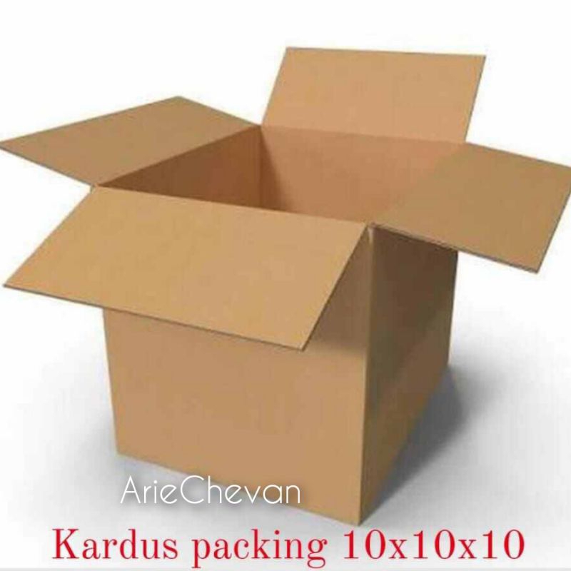 

kardus packing box karton ukuran 10x10x10cm