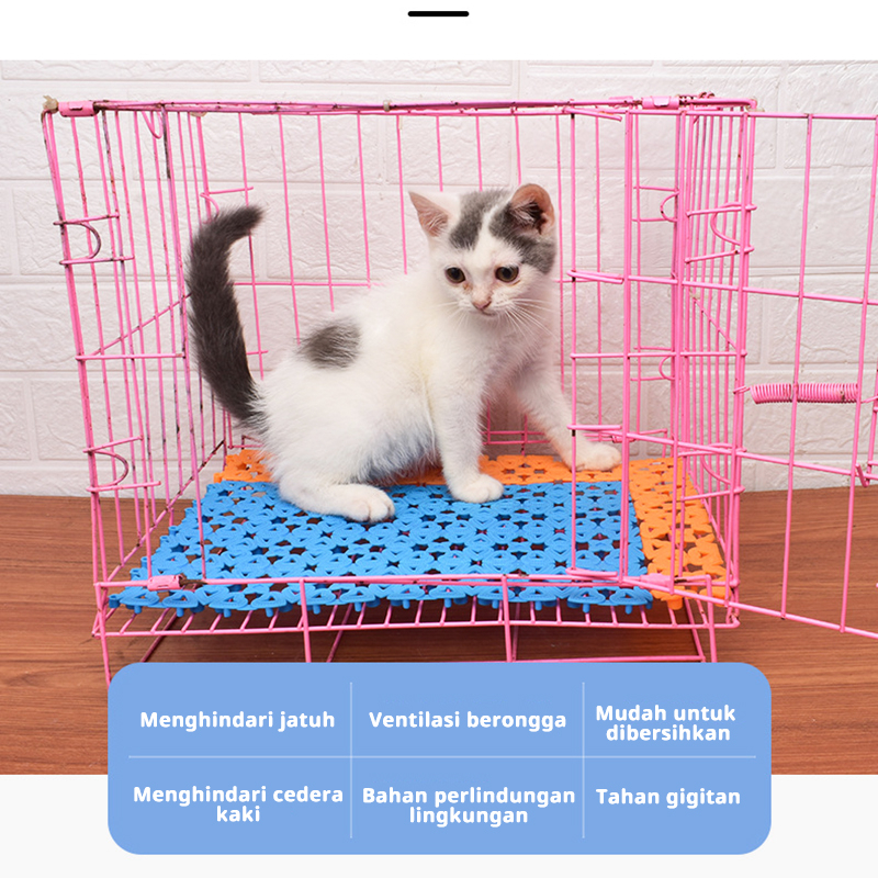 Alas Kandang Kucing Anjing Kelinci Anti Slip Scratching Pads Karpet Kamar Mandi Anti Licin Bantalan Goresan