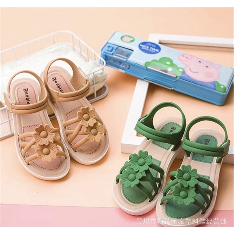 NEW!! SANDAL JELLY IMPORT  SANDAL ANAK SANDAL WANITA BUNGA NINA 2023