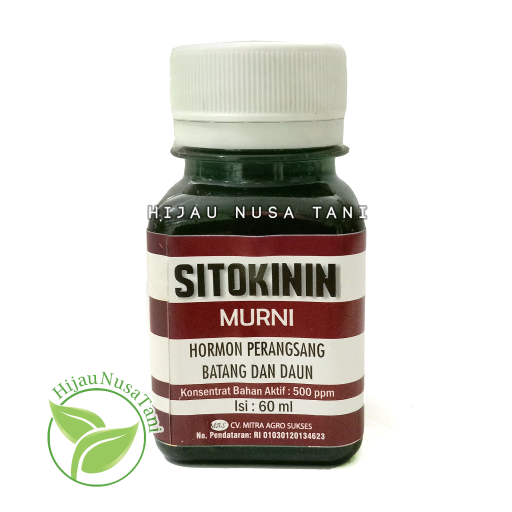 SITOKININ MURNI 60 ml (Bahan Aktif 6-BAP) -  Hormon ZPT Pemacu Tunas dan Anakan Zat Pengatur Tumbuh 