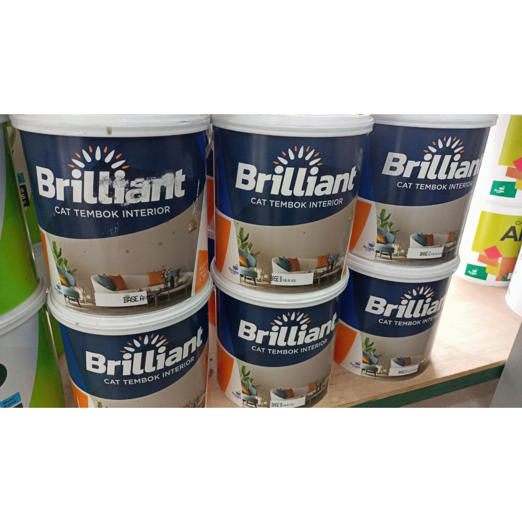 Brilliat Cat Tembok Interior Tembok Rumah Isi 5kg - 831 Light Cream