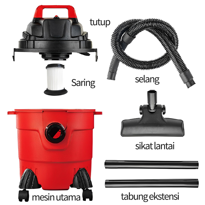 Vacuum Cleaner 15 liter Sedot Basah Kering Vacum Blower Wet Dry Penyedot Debu 3 in1