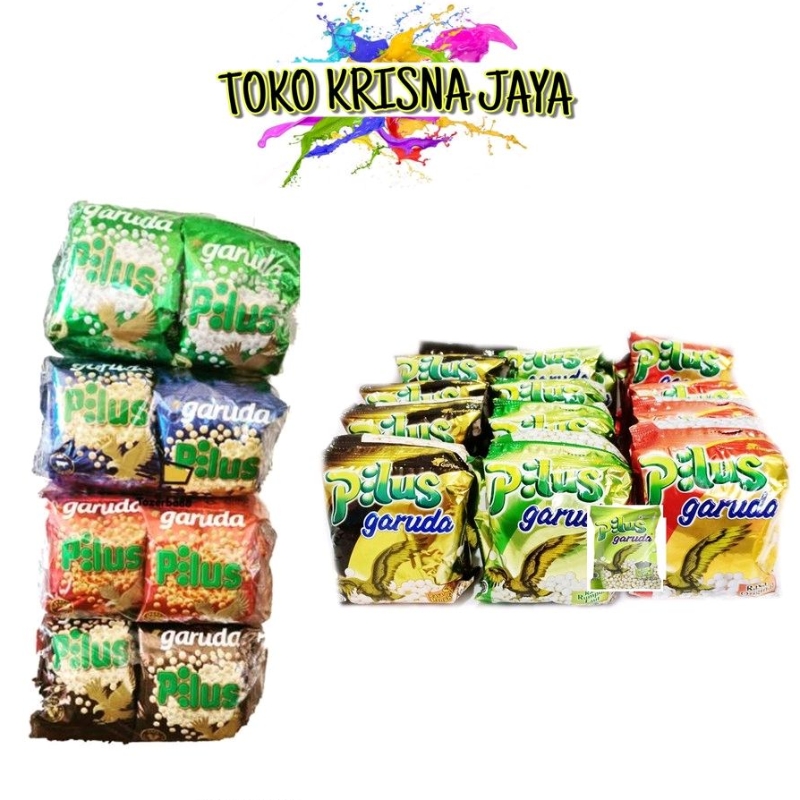 

SNACK PILUS GARUDA RASA SAPI PANGGANG | RUMPUT LAUT | PEDAS | ABON KEMASAN RENCENG ISI 20 PCS X 7 GR