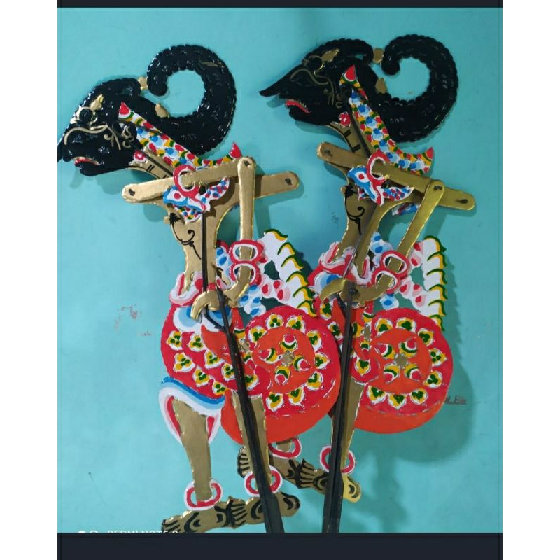 sepasang wayang Kertas  Nakula Sadewa isi 2