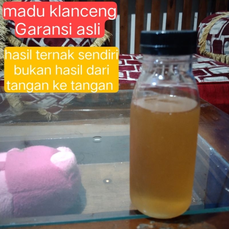 

madu murni lebah trigona klanceng 100ml