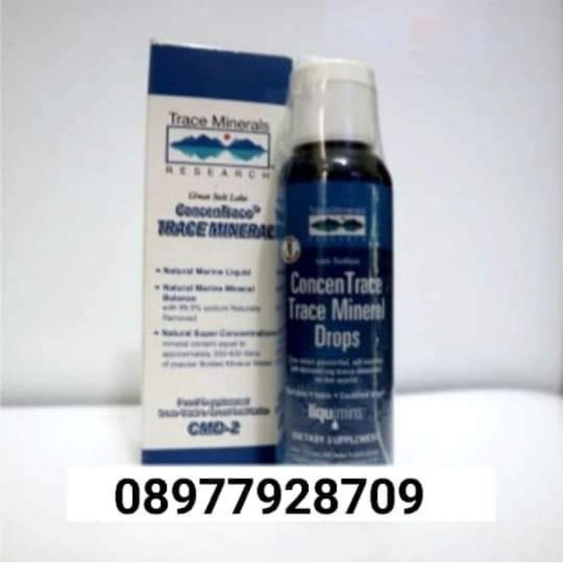 Trace Mineral cmd 4oz / 120 ml / 2000 tetes Mineral Alami Alkali Air Zam zam 100% Murni Asli Origina