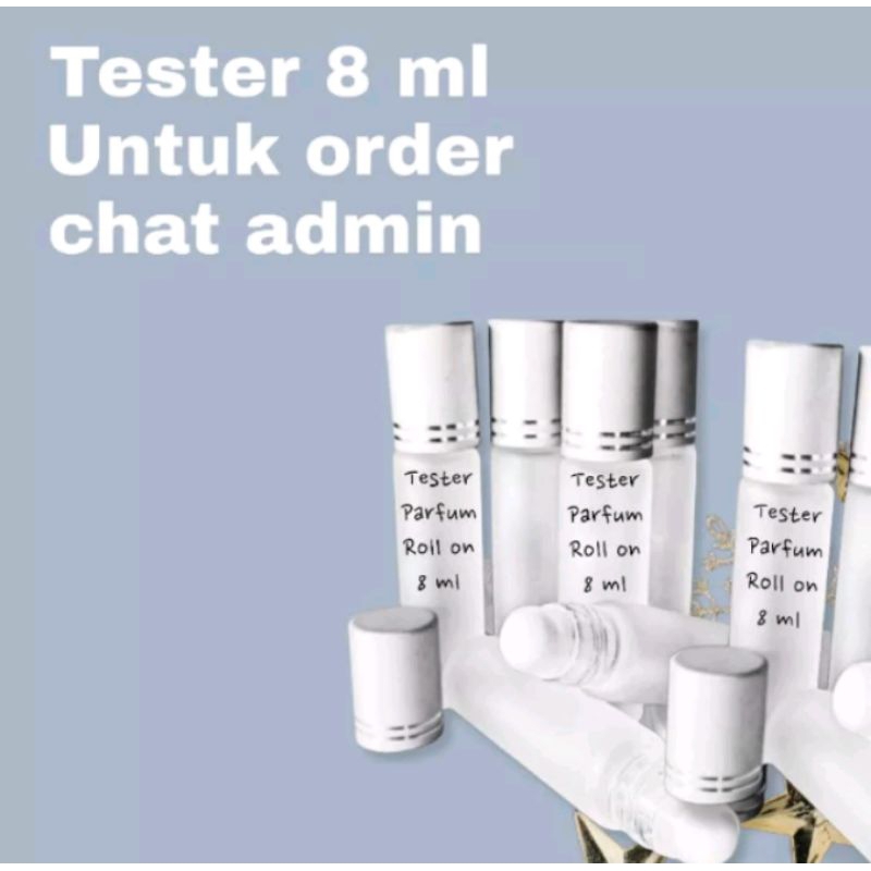 tester parfum roll on isi 8 ml oles bibit murni