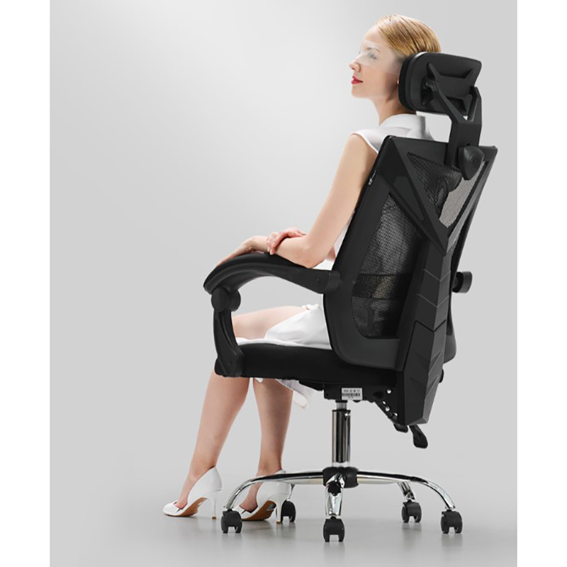 HBADA Kursi Kerja Kantor Office Chair 155 Degrees Reclining - HDNY132BSA - Black