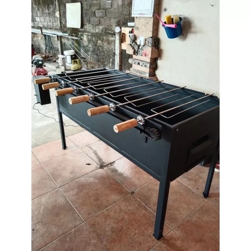 Tukuparty Mesin Guling Ayam 6 Stik , Mesin Panggang Ayam Bakar, Mesin Bakar