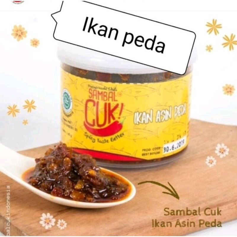 

sambal ikan peda/sambal praktis/sambal kemasan