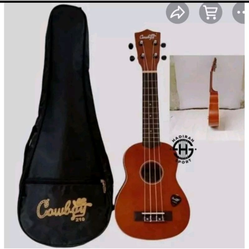 UKULELE COWBOY SOPRAN SOPRANO 21&quot; ORIGINAL SENAR 4 - GARANSI PENGIRIMAN &amp; PRODUK SELAMA TRANSAKSI BELUM TERSELESAIKAN  - COD