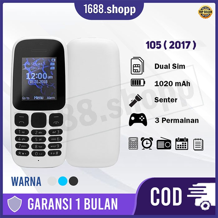 HP COD 105 2017 murah garansi toko dual sim