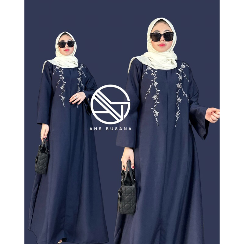 ABAYA FITRI BY ANS BUSANA / abaya wanita muslimah