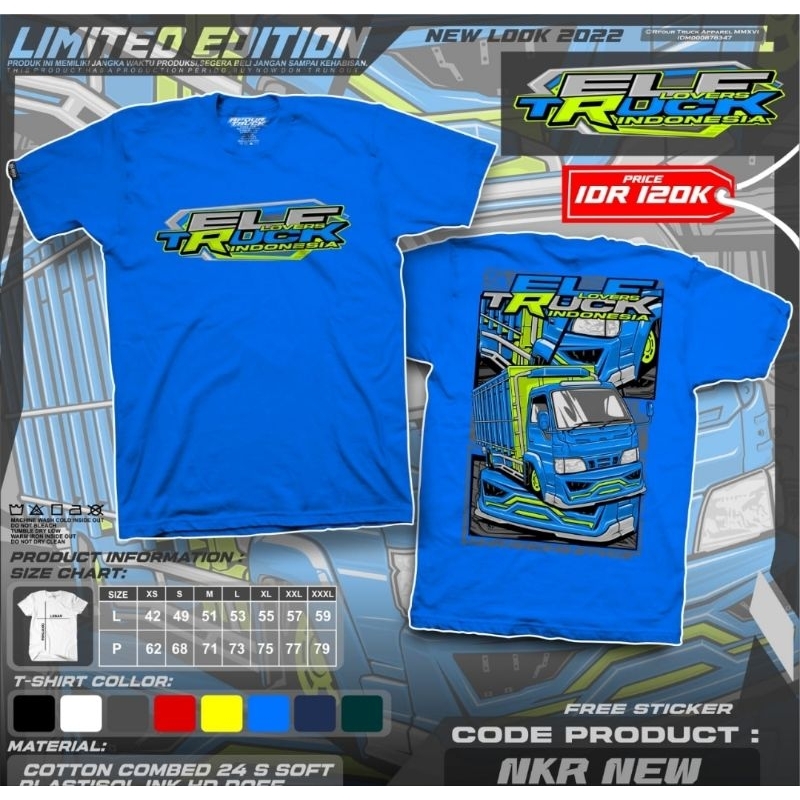 Kaos Komunitas Truk Modern Baju Sopir Truck Elf