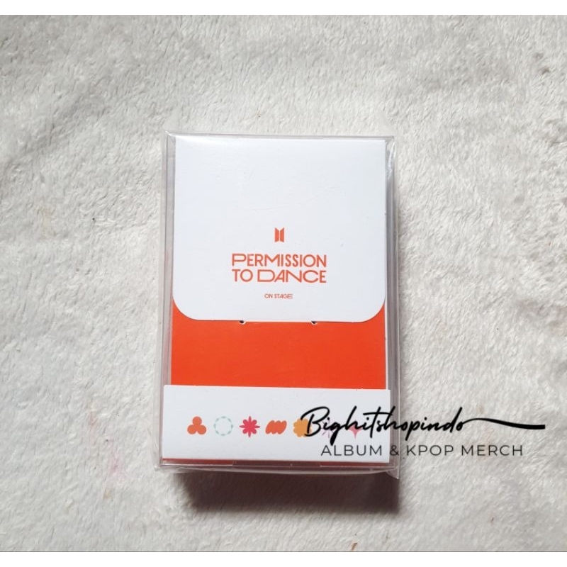 [READY STOCK] BTS PERMISSION TO DANCE ON STAGE MINI PHOTOCARD SET //  MINI PHOTOCARD BTS // MINI PC 