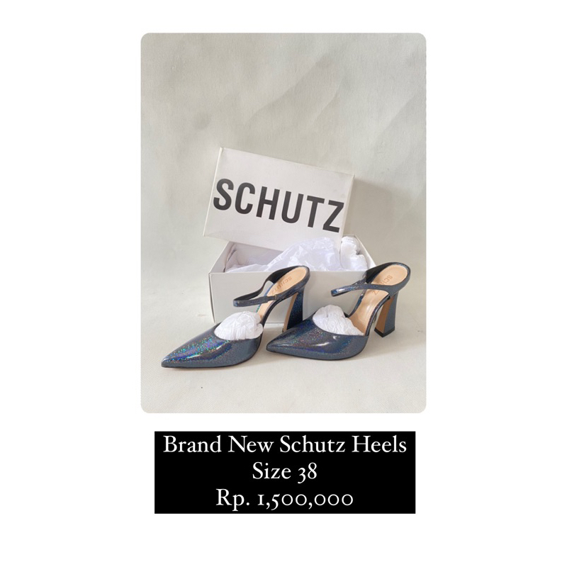Schutz Metallic Heels