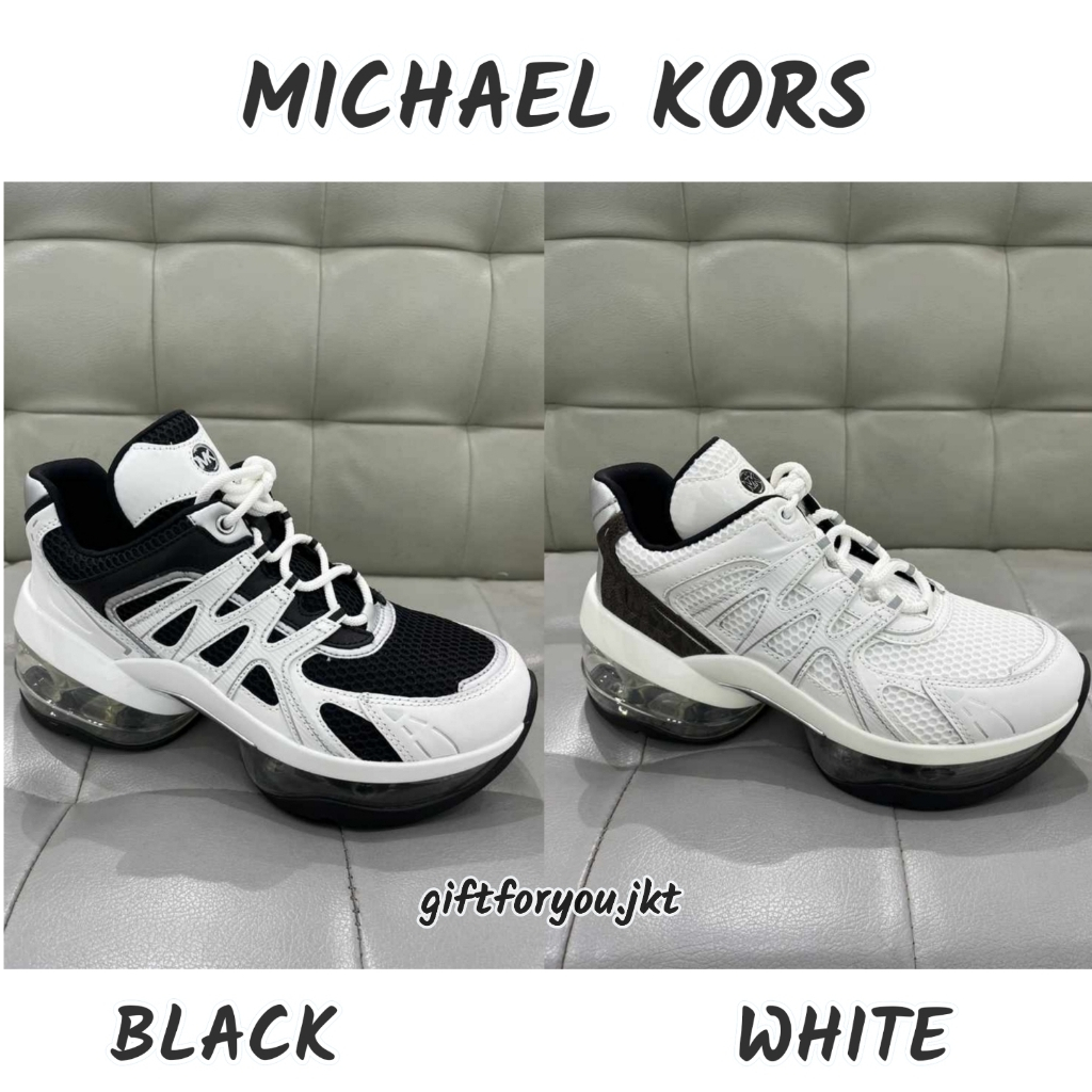 Sepatu Wanita Michael Kors Olympia Trainer Original