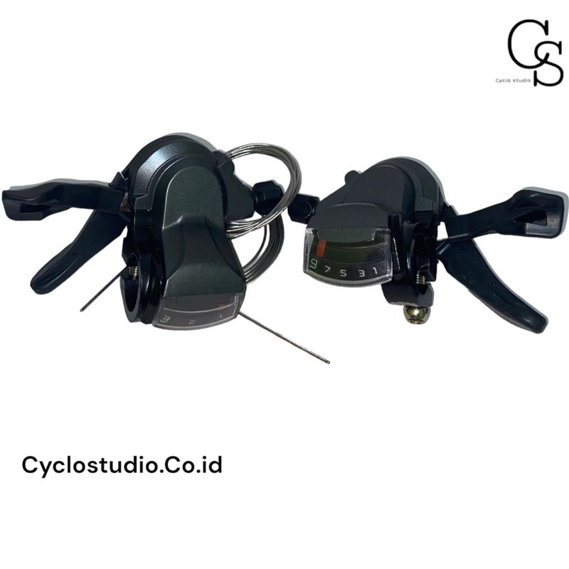 Shifter Sepeda Operan Gigi 3 X 9 Speed SEPASANG