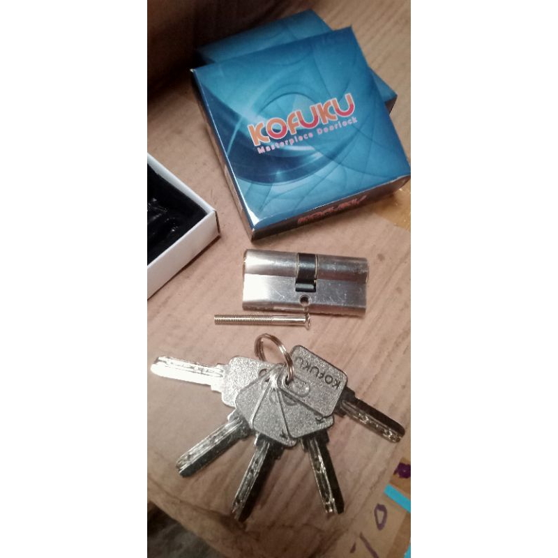 Cylinder Kunci Pintu Tanggung / Kecil "KOFUKU" / Silinder