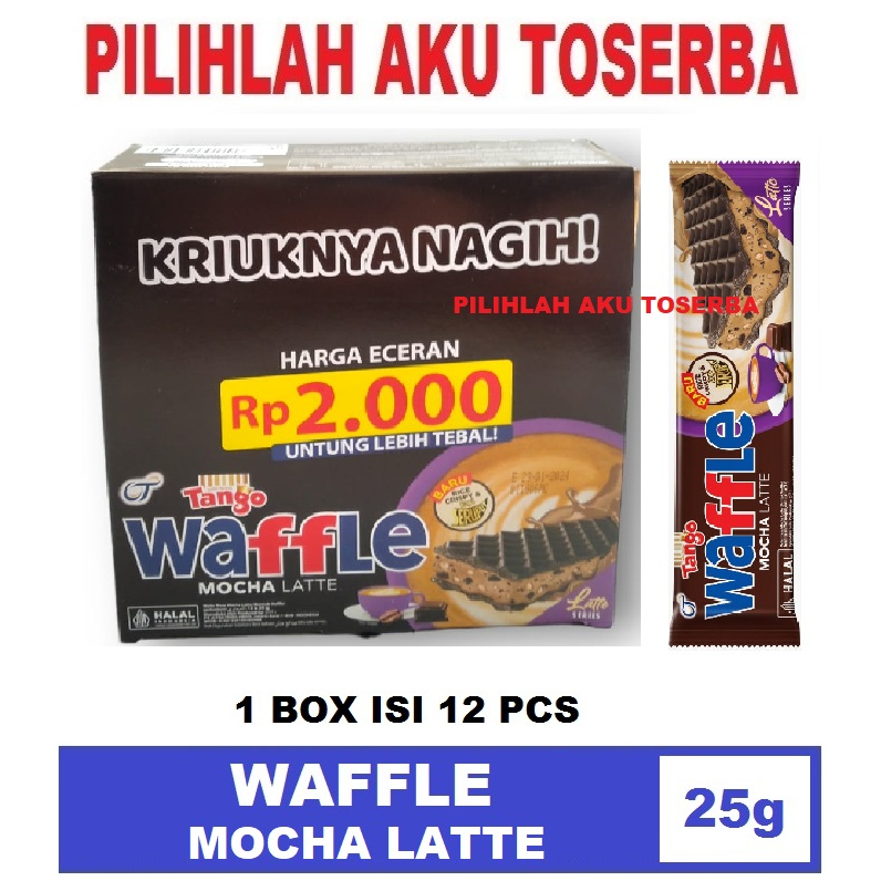 Tango WAFFLE Mocha Latte - ( HARGA PER BOX isi 12 pcs)