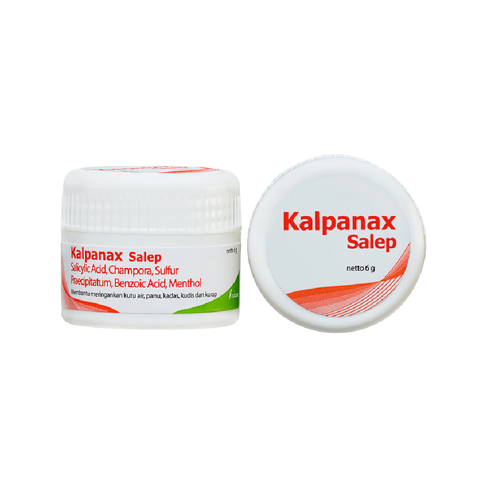 Kalpanax Krim 5gr dan Salep 6gr - Anti Kutu Air dan Jamur Free Gift