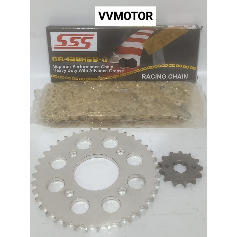 Komplet sepaket Gear set merk SSS Cb 150R lama Cb 150R new Cbr 150 facelit cbr 150lokal k45 Verza Me