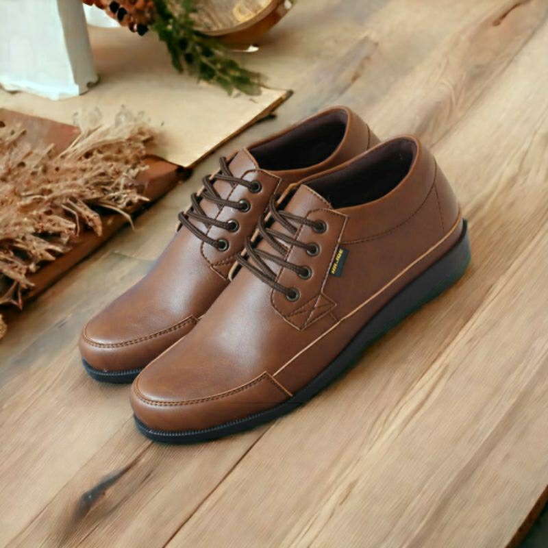 JOERELLI Sepatu Formal Pria Pantofel Casual Kerja Kulit PU Original Sepatu Kantor Trendi