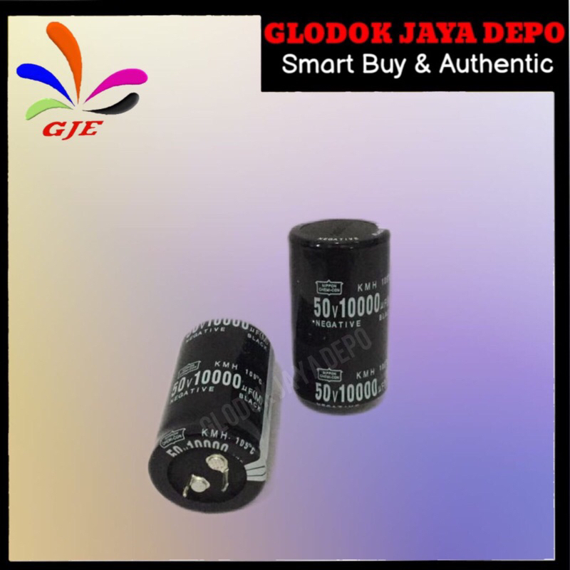 CAPASITOR ELCO AUDIO JAPAN 10000UF 50V NIPPON CHEMICON ORIGINAL