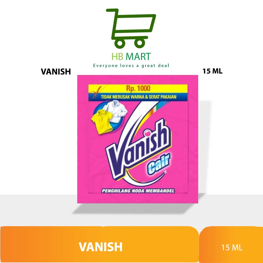 VANISH CAIR 15ML 1 RENCENG ISI 12 SACHET
