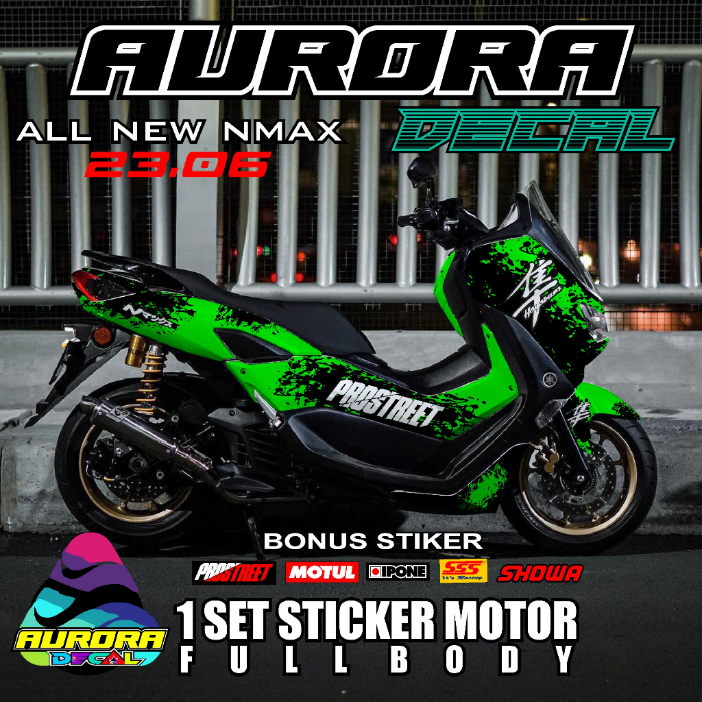 Decal DEKAL STICKER Nmax ALL NEW NMAX FULL BODY BODI TERBARU TERMURAH TER KEREN WARNA VIRAL POLOS SI