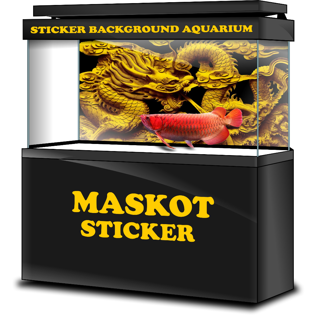 STICKER AQUARIUM, STIKER AKUARIUM, AQUASCAPE,  STIKER KACA AQUARIUM, STIKER BACKGROUND AQUARIUM, STI