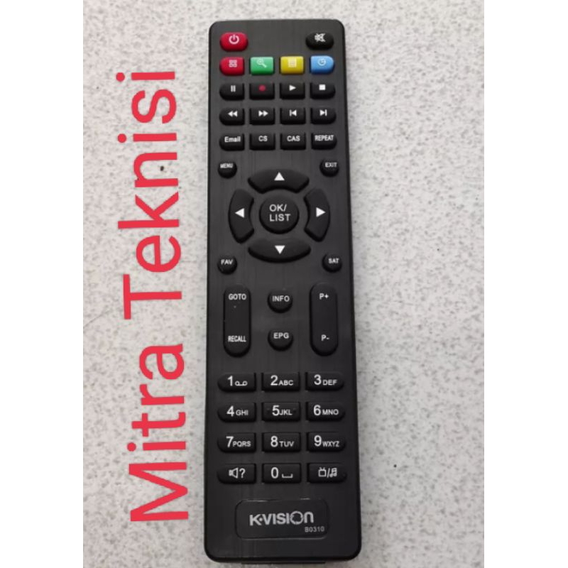 Remote KVISION C2000 BROMO original ASLI/Remote KVISION c2000 bawaan