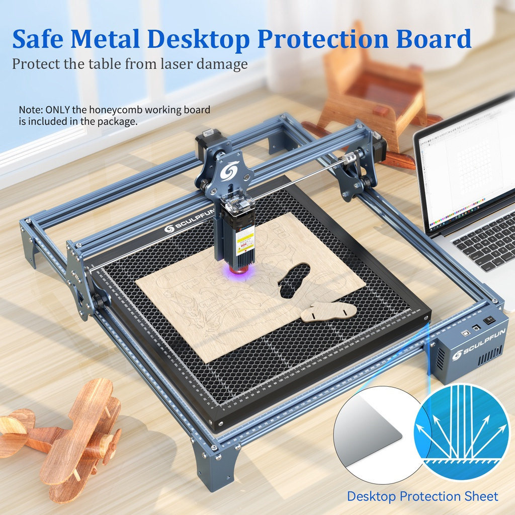 【400*600mm】Laser Carving Machine Platform Board/Papan Platform Sarang Lebah Untuk Mesin Pemotong Laser