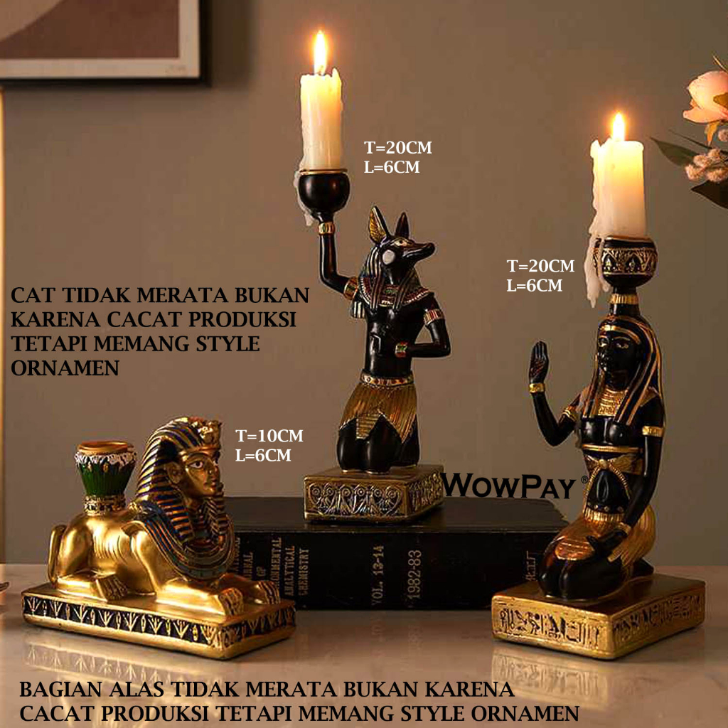Pajangan Meja Aesthetic Ruang Tamu Resin Egypt Hadiah Kado Unik