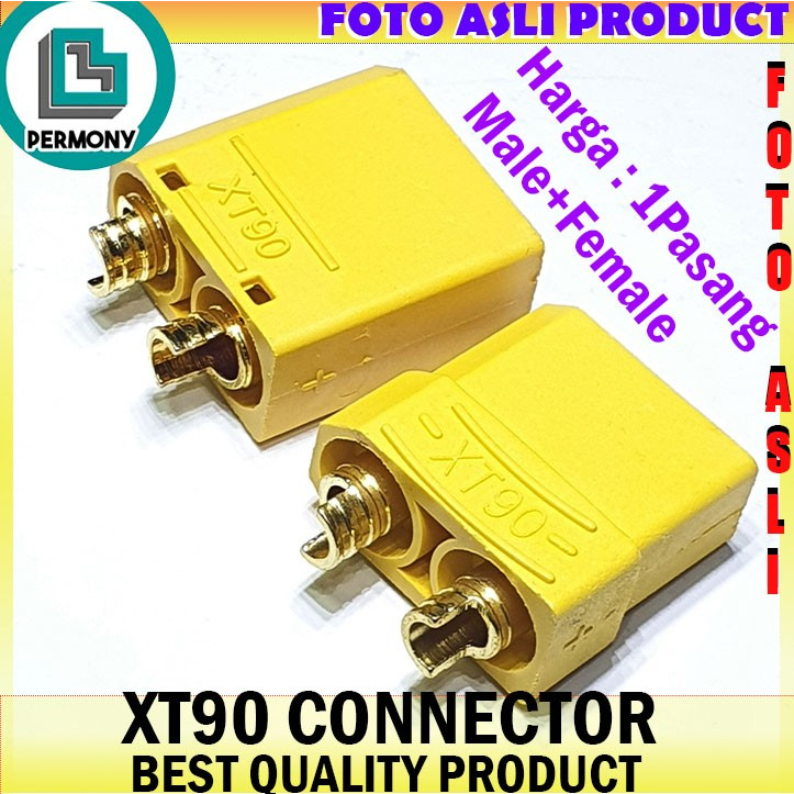 Velopiii67 Xt90 Connector Konektor Soket Male Female Plug Battery Xt-90